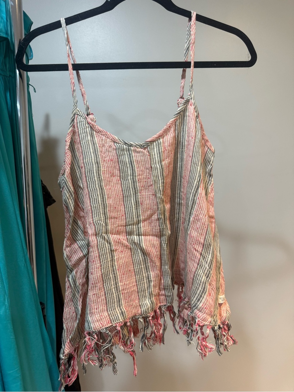 Billabong Striped Fringe Tabk